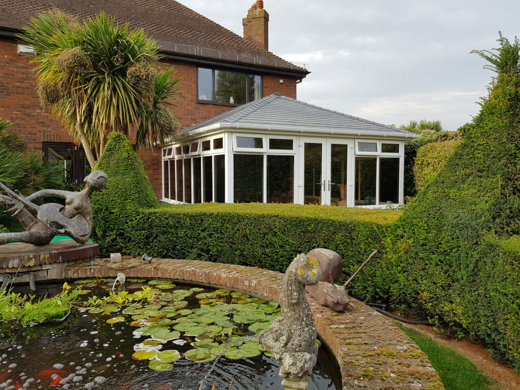 conservatory roof with tiles